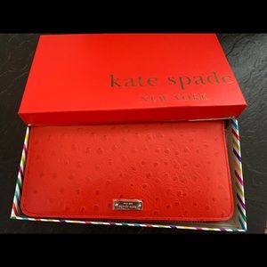 NWT KATIE SPADE long zippy wallet